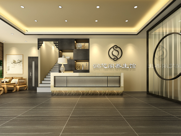 650㎡中式養生館裝修設計 | 潤芯養生館