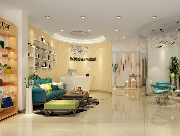 SPA美容會所裝修效果圖-尚美國際