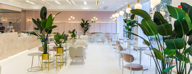 甜品店裝修實景圖鑒賞，讓生活多點甜