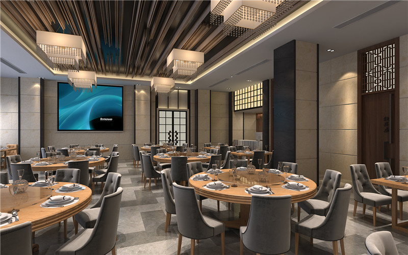 酒店餐廳設計效果圖 酒店餐廳設計效果圖