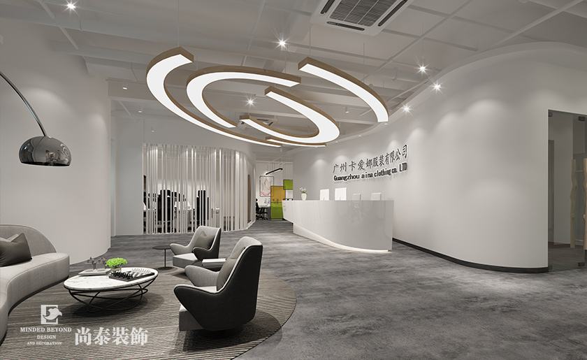 服裝公司辦公室接待區裝修 服裝公司辦公室接待區裝修