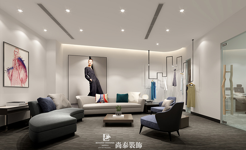 服裝公司展廳裝修效果圖 服裝公司展廳裝修效果圖