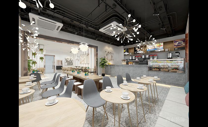 現代簡約風格餐廳裝修效果圖