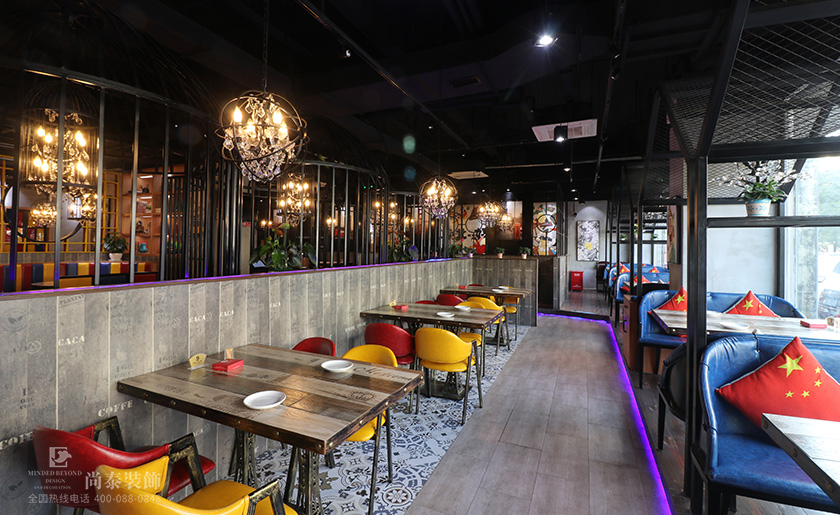400平米特色菜餐廳裝修設計 | 楓林碗