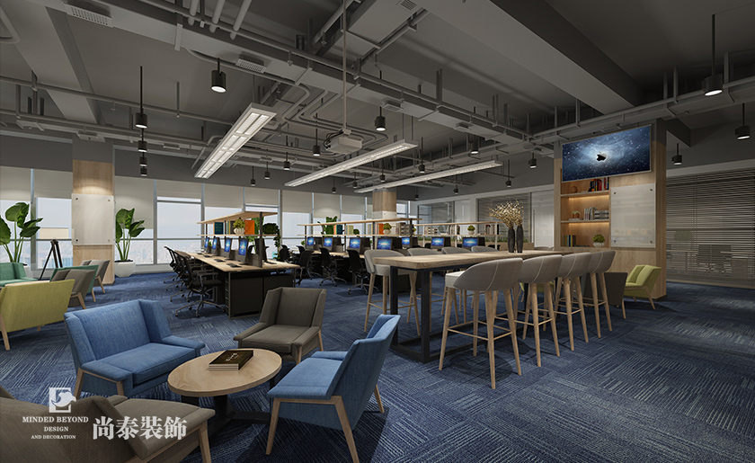 480平米聲音科技智能公司辦公室裝修設計 | 大象聲科