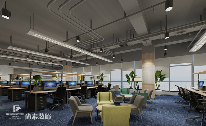 480平米聲音科技智能公司辦公室裝修設計 | 大象聲科