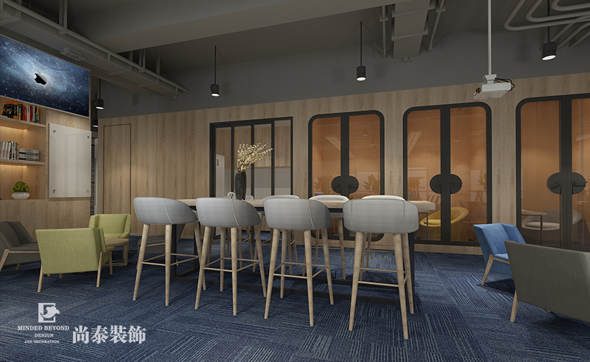 480平米聲音科技智能公司辦公室裝修設計 | 大象聲科