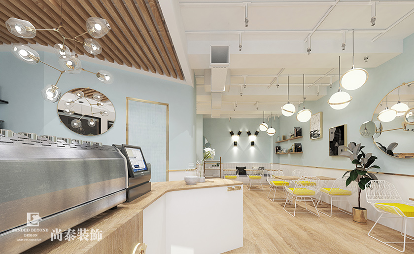 60平米北歐風甜品店設計 | AE小鎮