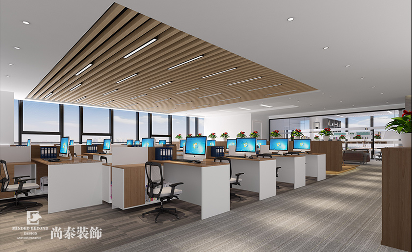 450平米家庭用品貿(mào)易公司辦公室裝修設(shè)計(jì)
