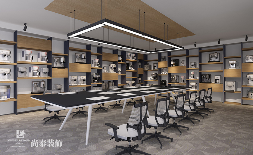 450平米家庭用品貿(mào)易公司辦公室裝修設(shè)計(jì)