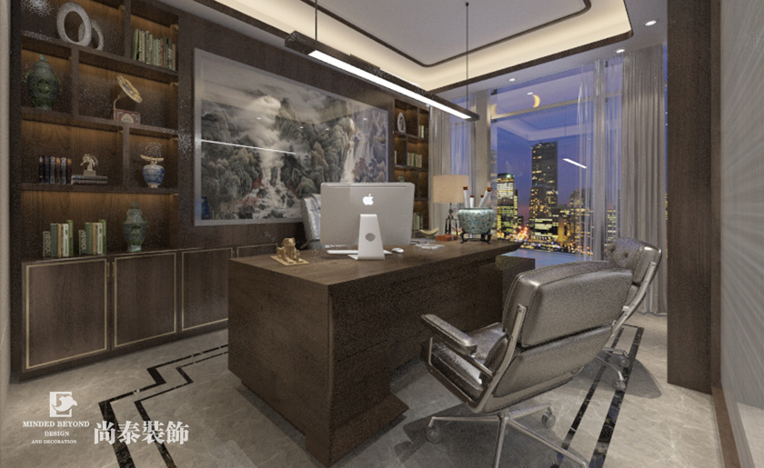 1585㎡工程建設公司辦公室裝修設計 | 國通建設