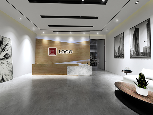 560㎡檢測公司現代簡約辦公室裝修設計 | 麗妍檢測