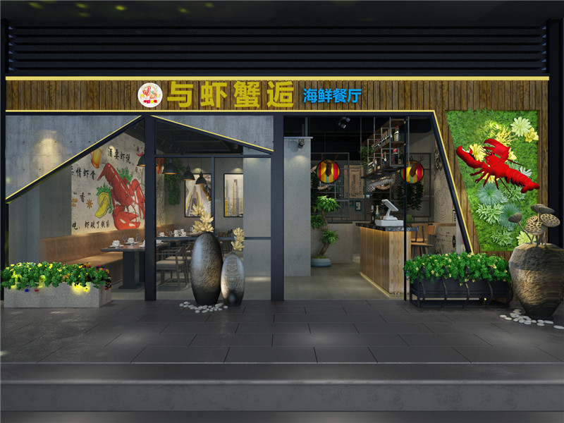 餐飲店面門頭設計圖片 餐飲店面門頭設計圖片