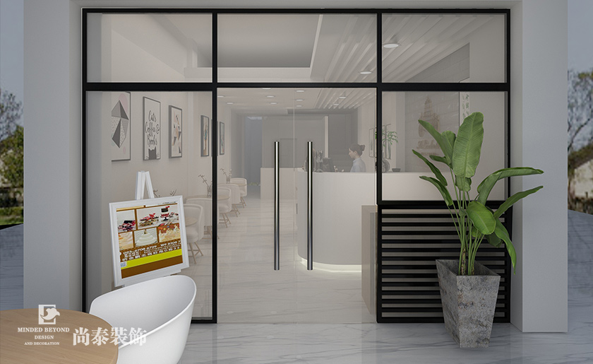 100㎡現代簡約蛋糕店裝修設計 | 馨格瑞拉