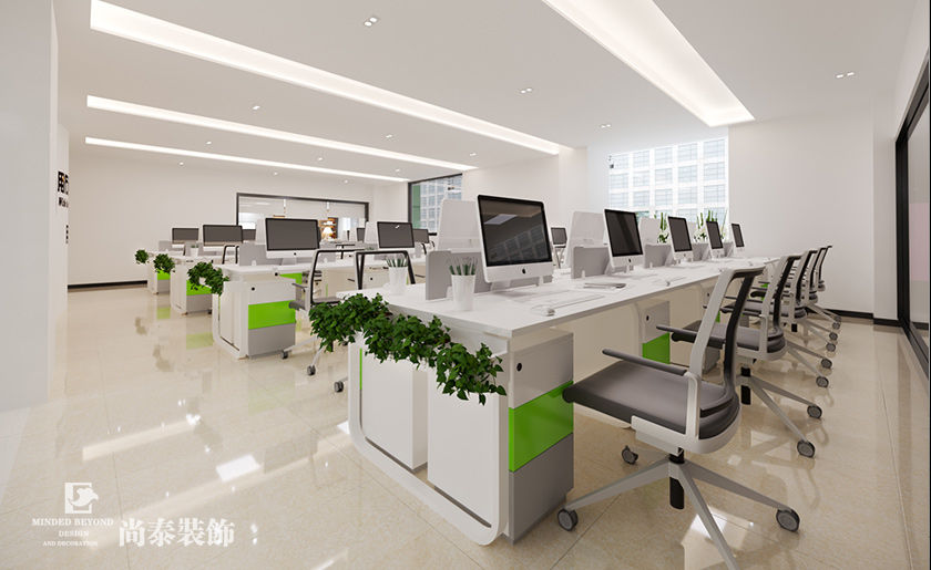 300㎡化妝品公司辦公室裝修設計 | 碧膚泉