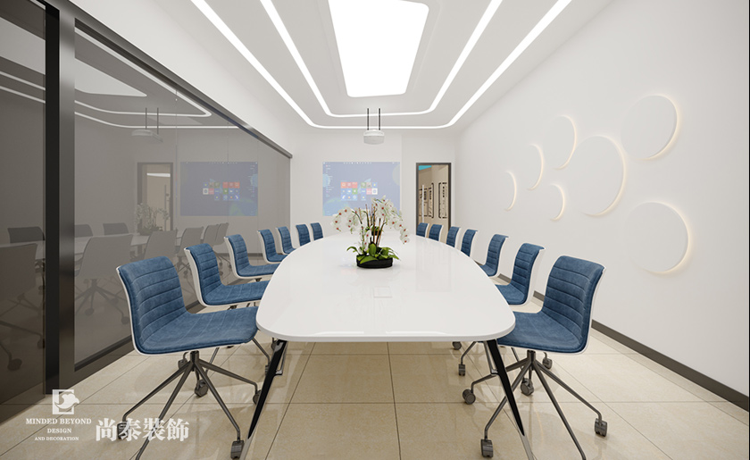 300㎡化妝品公司辦公室裝修設計 | 碧膚泉