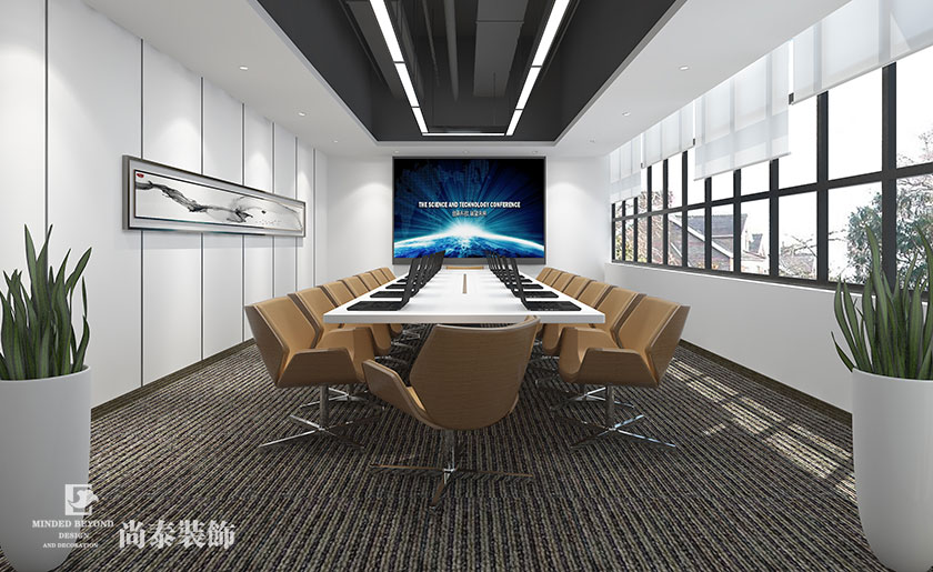 5300㎡國家高新技術(shù)企業(yè)辦公樓裝修設(shè)計 | 精智達