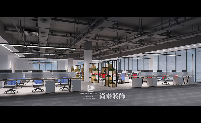 5300㎡國家高新技術(shù)企業(yè)辦公樓裝修設(shè)計 | 精智達