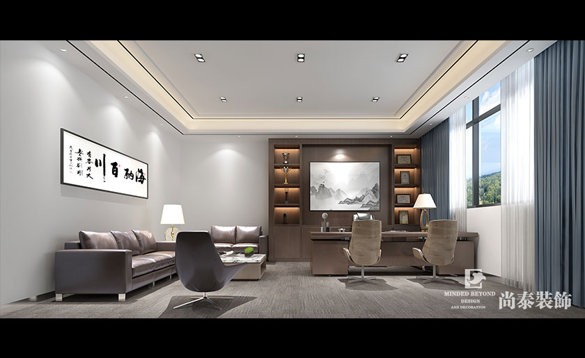 1500㎡實業集團辦公室裝修設計 | 駿翔宇輝