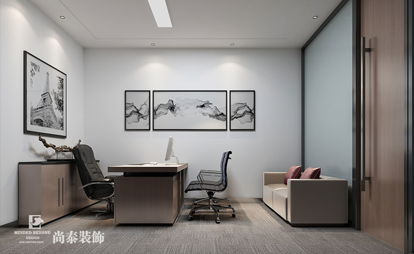 1500㎡實業集團辦公室裝修設計 | 駿翔宇輝