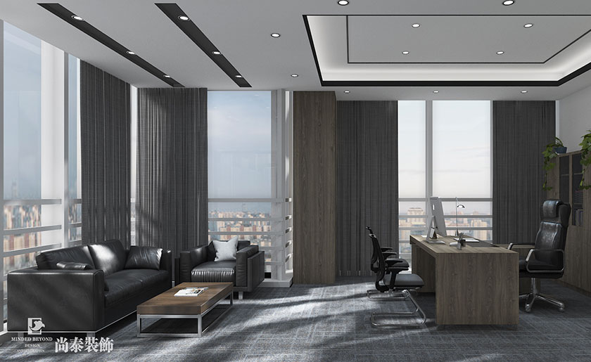 630平米高分子材料辦公室裝修設計 | 新濤控股