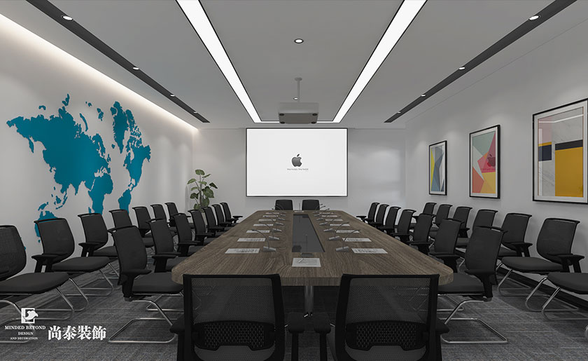 630平米高分子材料辦公室裝修設計 | 新濤控股