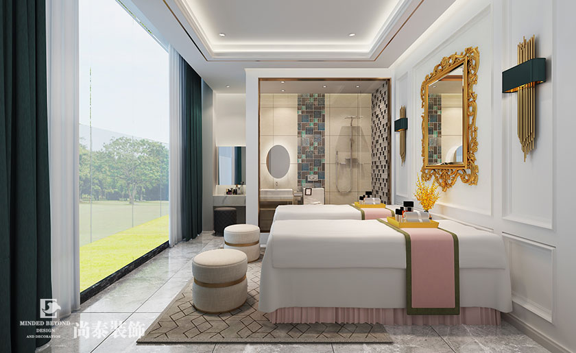 現代歐式美容養生會所裝修效果圖-馨藝妍