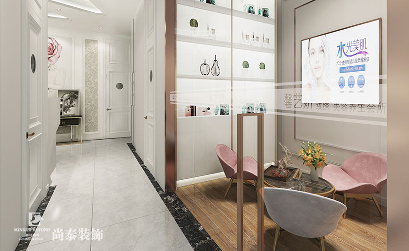 現代歐式美容養生會所裝修效果圖-馨藝妍