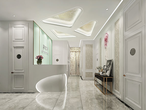 現(xiàn)代歐式美容養(yǎng)生會所裝修效果圖-馨藝妍