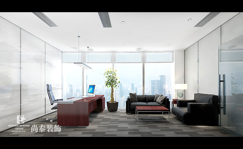 500平米金融公司辦公室裝修 | 聯(lián)準(zhǔn)國際金融