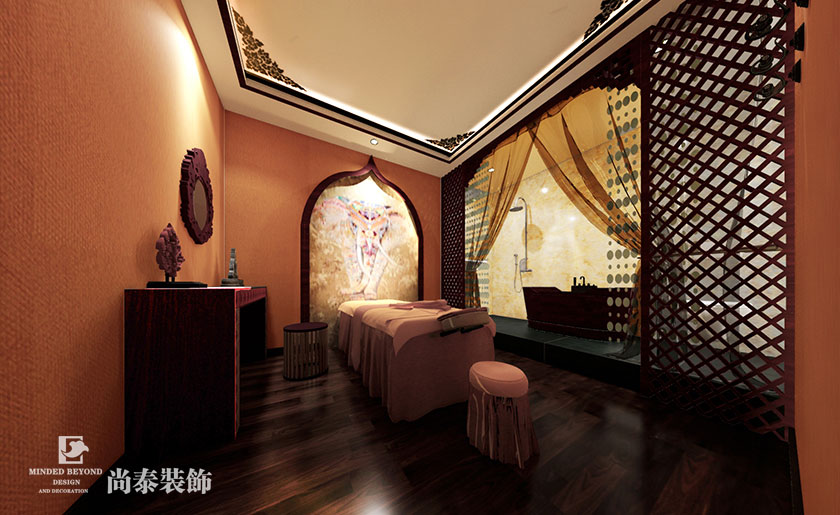 美容養生會所裝修效果圖-愛尚顏