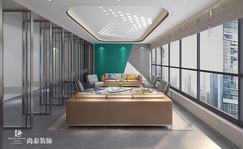 1450平米通信科技公司辦公室裝修設計 | 君鑒科技