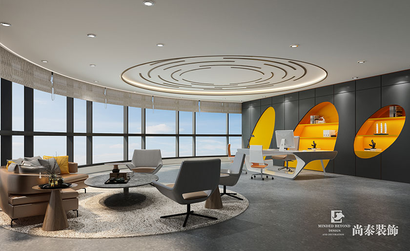 1450平米通信科技公司辦公室裝修設計 | 君鑒科技