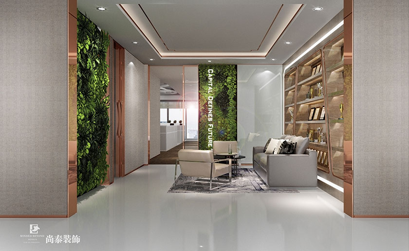 1650㎡金融公司辦公室裝修設計 | 創東方投資