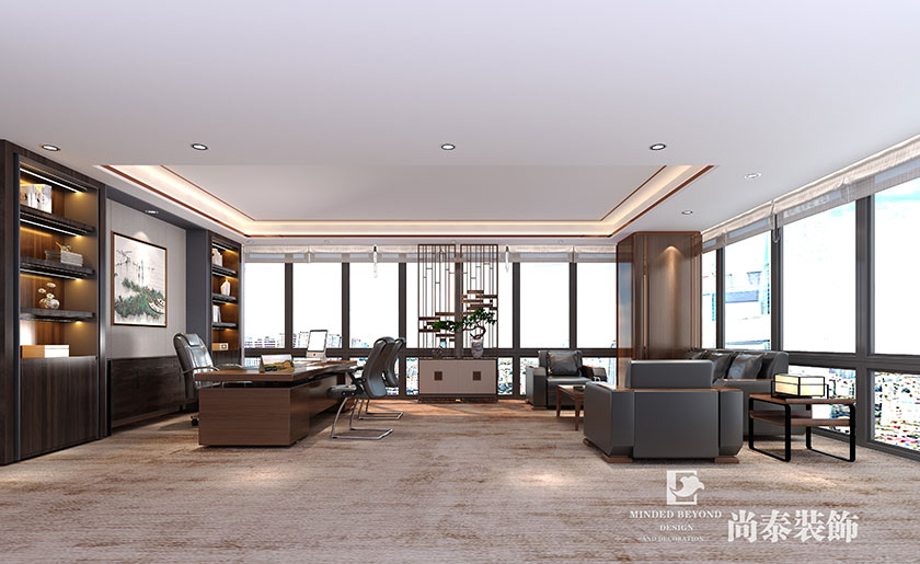 1650㎡金融公司辦公室裝修設計 | 創東方投資