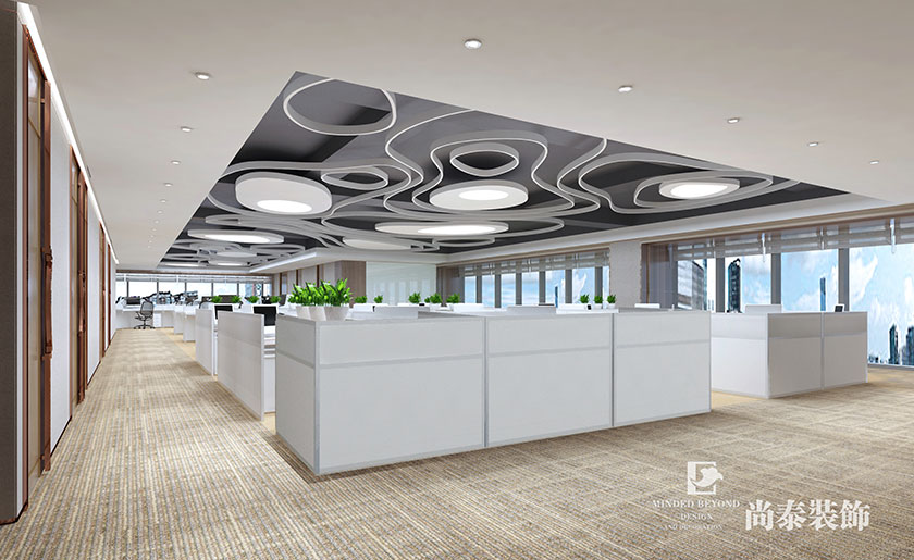 1650㎡金融公司辦公室裝修設計 | 創東方投資