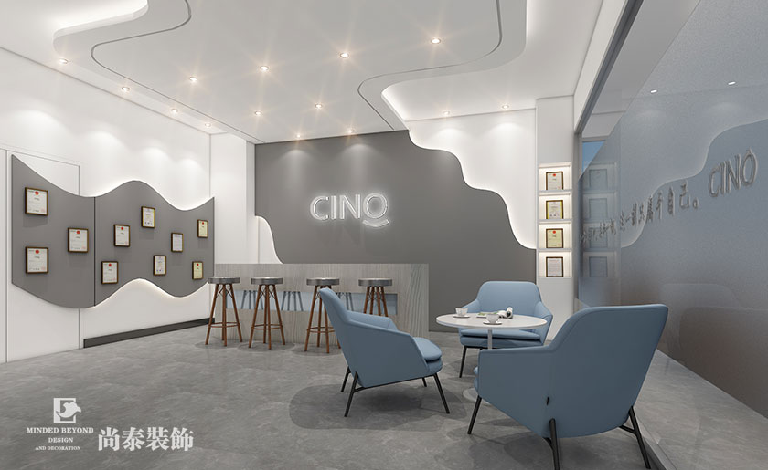 400平家用電器公司辦公室裝修設計 | 西啡科技