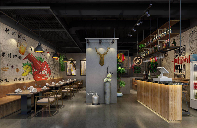 餐飲店裝修效果圖 餐飲店裝修效果圖