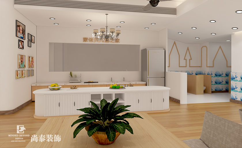 380平米兒童培訓(xùn)機構(gòu)裝修設(shè)計 | 蒙依貝兒童之家