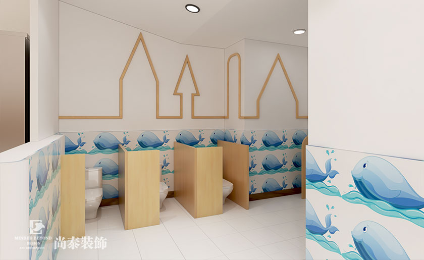 380平米兒童培訓(xùn)機構(gòu)裝修設(shè)計 | 蒙依貝兒童之家