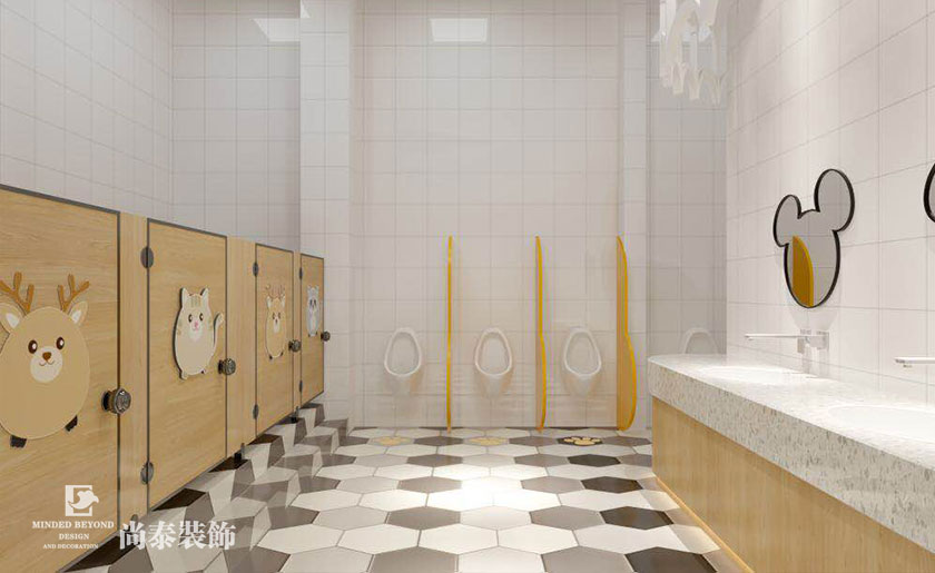 100平米現代簡約早教中心設計效果圖 | 愛爾貝