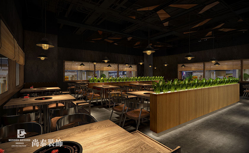 455平米牛肉火鍋店裝修設計 | 牛制灶