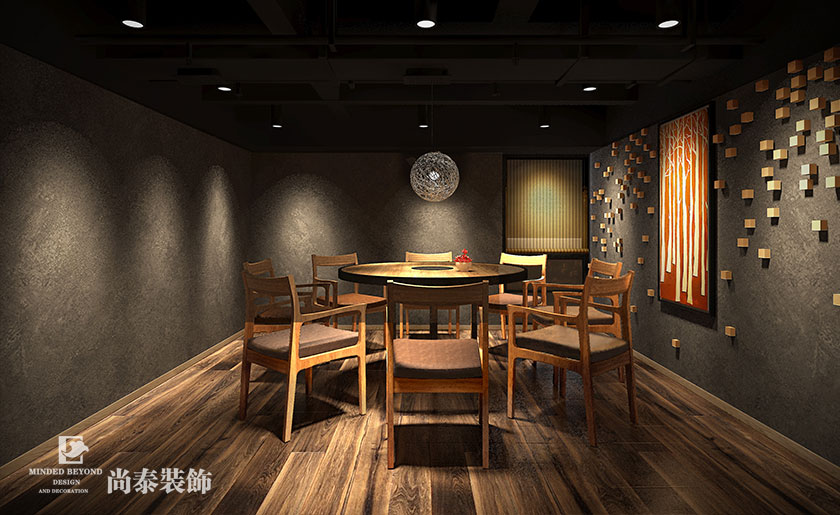 455平米牛肉火鍋店裝修設計 | 牛制灶