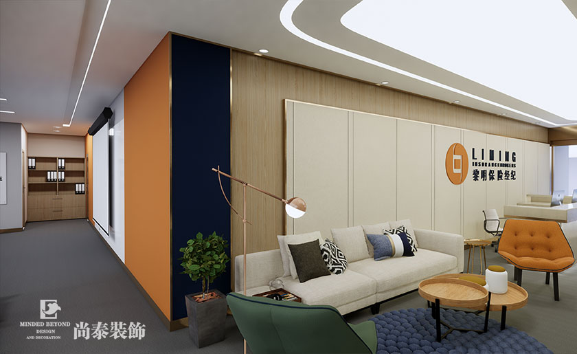 320㎡保險公司辦公室裝修設計 | 黎明保險