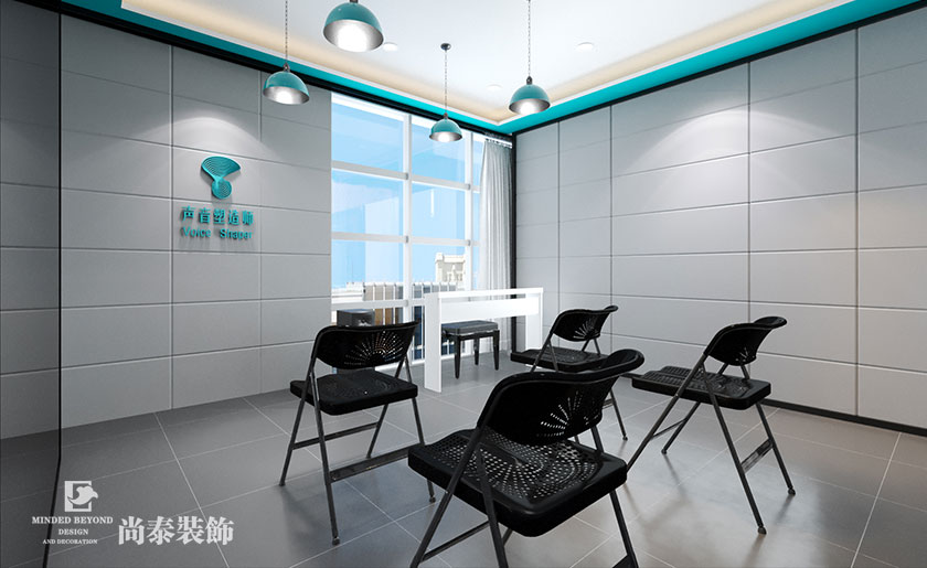 100㎡音樂培訓機構裝修效果圖-聲音塑造師