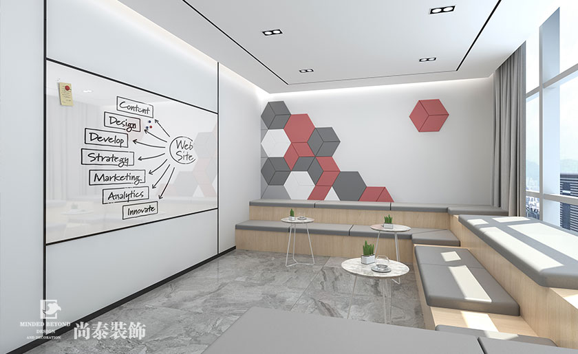 800㎡互聯網公司辦公室裝修設計 | 易創控股