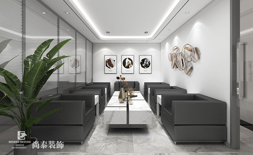 800㎡互聯網公司辦公室裝修設計 | 易創控股