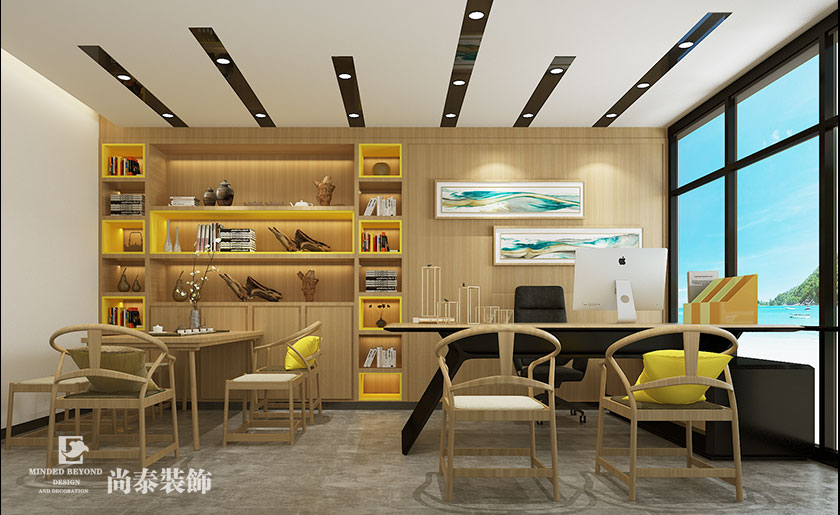 120平米電子公司辦公室裝修設計 | 鑫美特電子