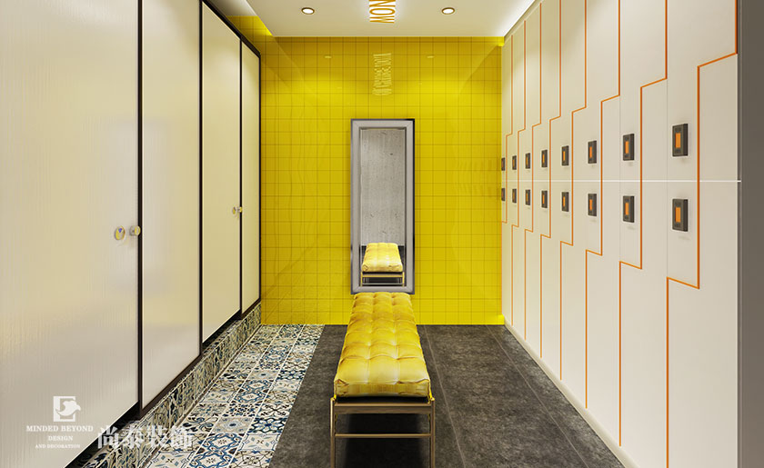 500平米健身會所裝修效果圖-陽光達人