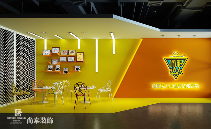 500平米健身會所裝修效果圖-陽光達人